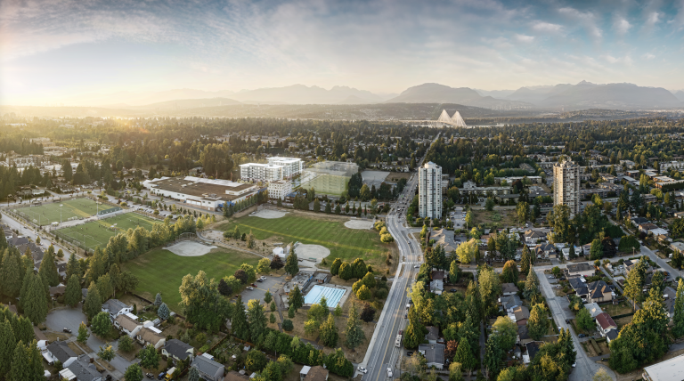 Guilden Aerial Photo of Guildford, Surrey BC