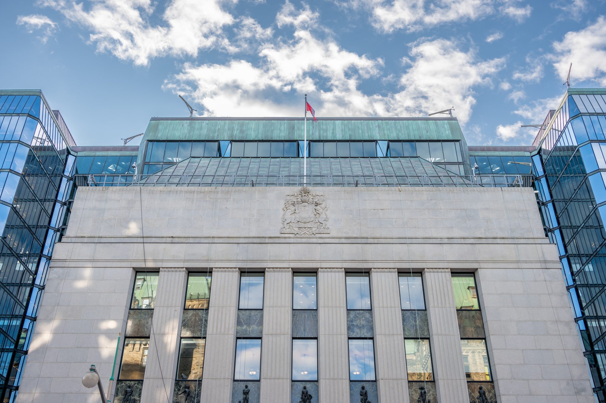 Ottawa, Ontario facade of Bank of Canada